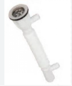 ÖZBEST PASLANMAZ ÇİFT ÇIKIŞLI KÖRÜKLÜ SİFON